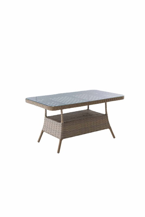 Hanah Home Conjunto de Jardín Rondi Crema y Marrón